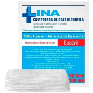 COMPRESSA GAZE ESTÉRIL - LINA