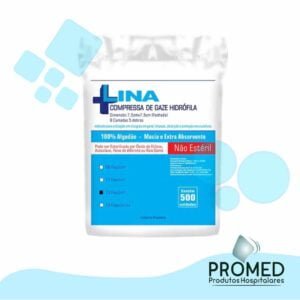 COMPRESSA GAZE LINA 7,5 X 7,5 N/ESTÉRIL - PCT  C/500