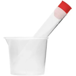 KIT DE URINA TUBO PP 12ml TAMPA VERMELHA ESTÉRIL