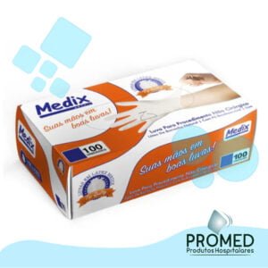 LUVA DE PROCEDIMENTO COM PÓ