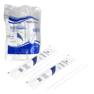 SWAB S/MEIO HASTE PLÁSTICA ESTÉRIL PCT C/100 - LABOR IMPORT