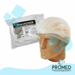 TOUCA BRANCA DESCARTÁVEL C/ELÁSTICO – DESCARPACK