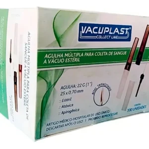 AGULHA A VÁCUO PARA COLETA MÚLTIPLA - VACUPLAST