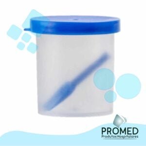 COLETOR DE FEZES TAMPA PRESSÃO AZUL