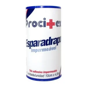 ESPARADRAPO BRANCO IMPERMEÁVEL RL C/10X4,5CM