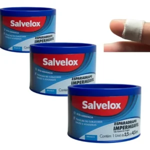 ESPARADRAPO  IMPERMEÁVEL BRANCO RL - SALVELOX/CREMER