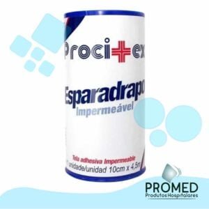 ESPARADRAPO BRANCO IMPERMEÁVEL RL C/10X4,5CM