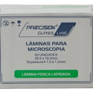 LÂMINA PARA MICROSCOPIA FOSCA LAPIDADA