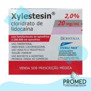 LIDOCÁINA XYLESTESIN 2% COM VASO 20ML