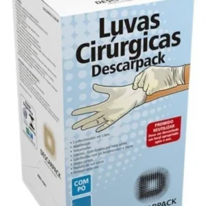 LUVA CIRÚRGICA COM PÓ - DESCARPACK