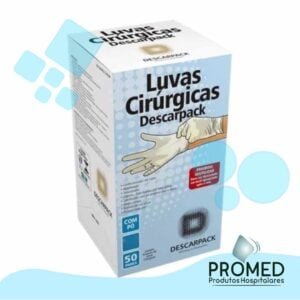 LUVA CIRÚRGICA COM PÓ - DESCARPACK