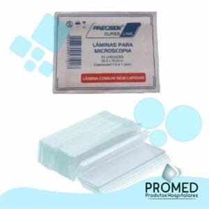 LÂMINA PARA MICROSCOPIA 26X76MM FOSCA SEM LAPIDAR