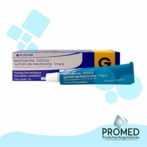 NEBACTRINA SULFATO DE NEOMICINA 5MG + BACITRACINA 250G 10G