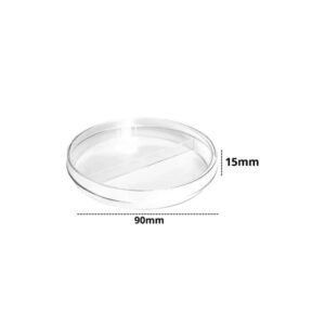 PLACA DE PETRI PS 90X15MM C/1 DIVISÃO CX C/200 – CRALPLAST