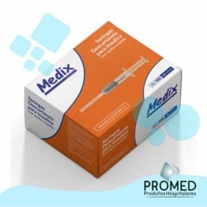 SERINGA DE INSULINA 1ML COM AGULHA 13 X 0,45mm – MEDIX