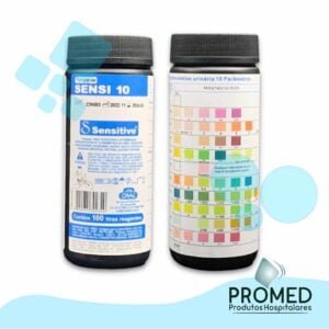 TIRAS REAGENTES PARA ANÁLISES URINÁRIA SENSI 10 – CRALPLAST