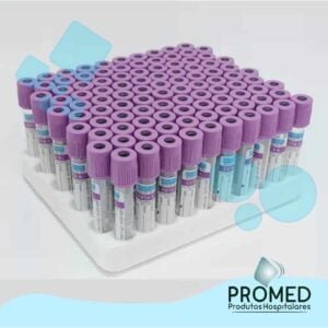 TUBO PARA COLETA DE SANGUE A VÁCUO COM EDTA K3