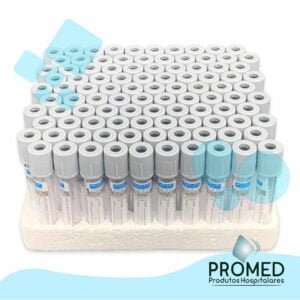 TUBO PARA COLETA DE SANGUE A VÁCUO COM FLUORETO DE SÓDIO